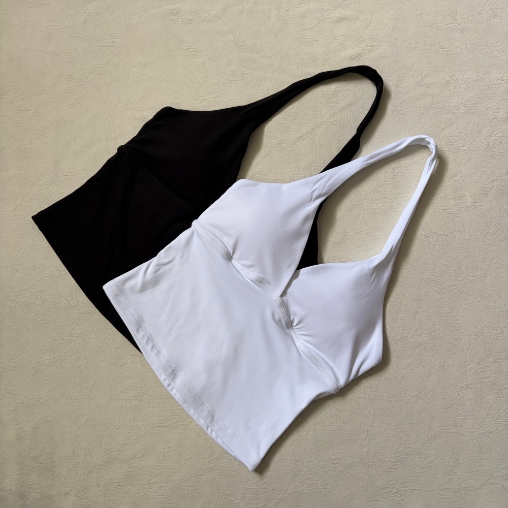 Logo V-neck Hanging Neck Vest  - огляд і ціна Yoga Mat For Fitness