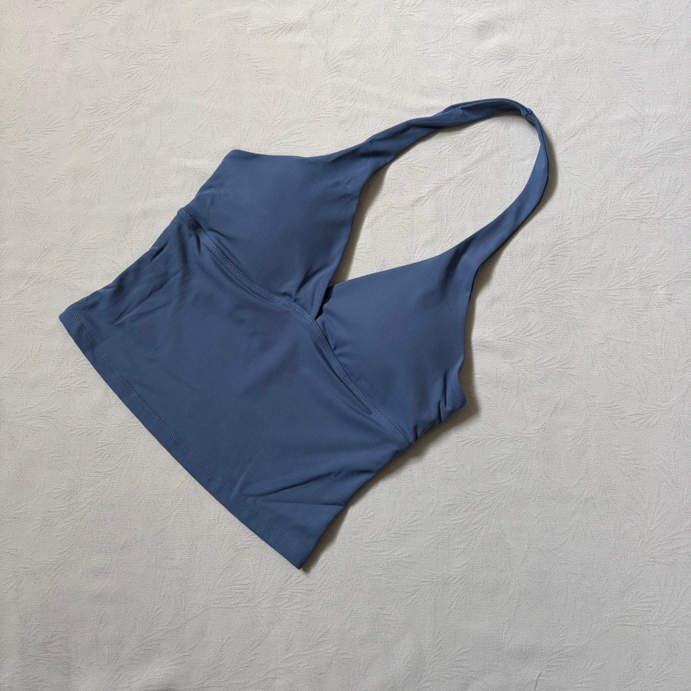 Logo V-neck Hanging Neck Vest  - огляд і ціна Yoga Mat For Fitness