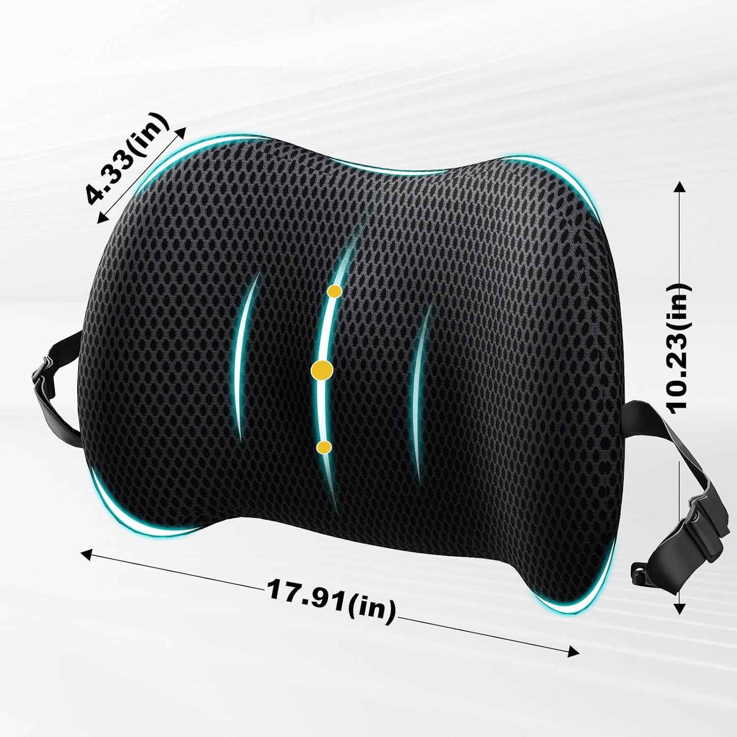 Ergonomic Lumbar Support Pillo - огляд і ціна Posture Corrector Back