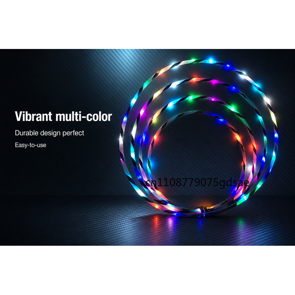 60-90cm LED Glow Sport Hoop fo - огляд і ціна Gymnastics Rings