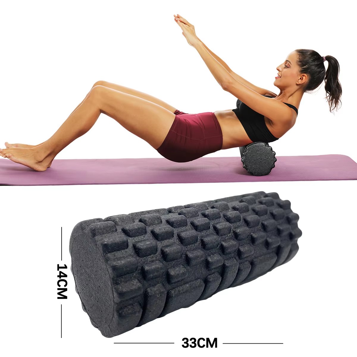 30/33cm Fitness Foam Roller Yo - огляд і ціна Yoga Fitness Body
